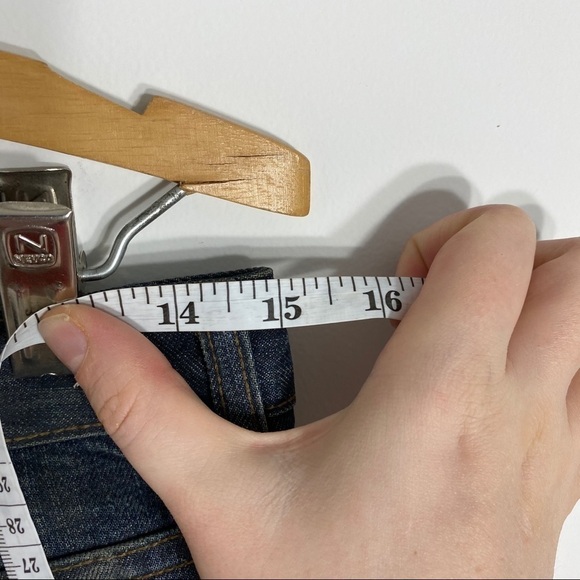 Paper Denim & Cloth Distressed Jeans NWT Sz 27 Flare - Picture 3 of 10